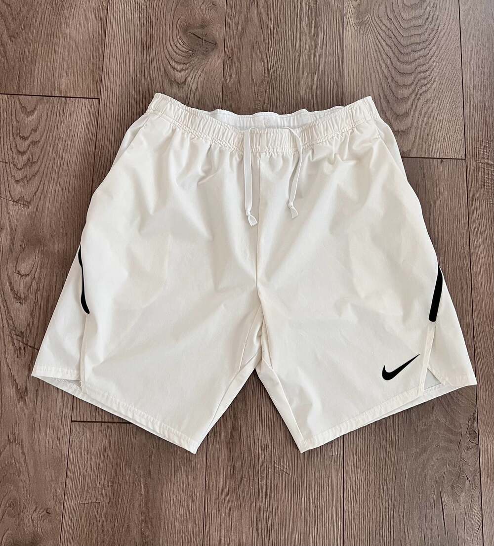 Nike Court Dri-FIT Advantage Tennis Shorts White Size M